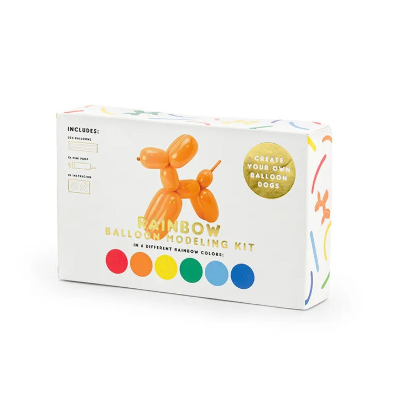 Balony do modelowania Pastelowe - Zestaw z pompką - mix kolorów