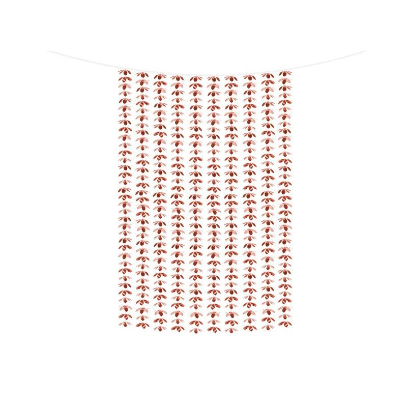 Kurtyna z kwiatów - Rose Gold - 100 x 210 cm