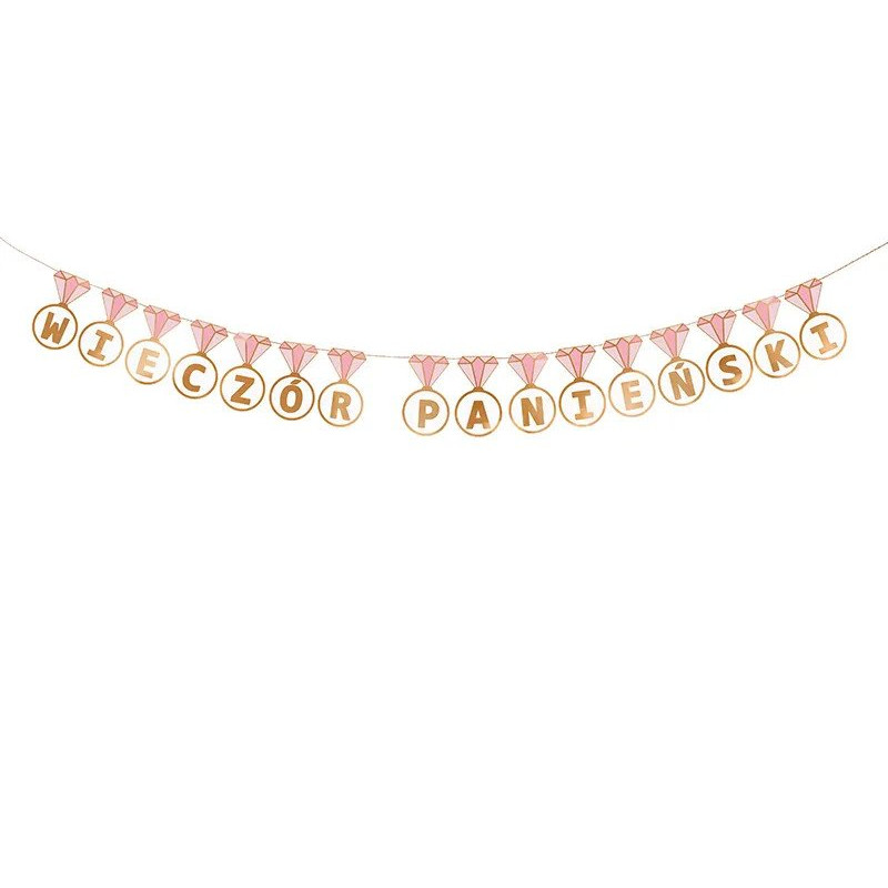 Banner "Wieczór Panieński" - Pierścionki - 2,5 metra