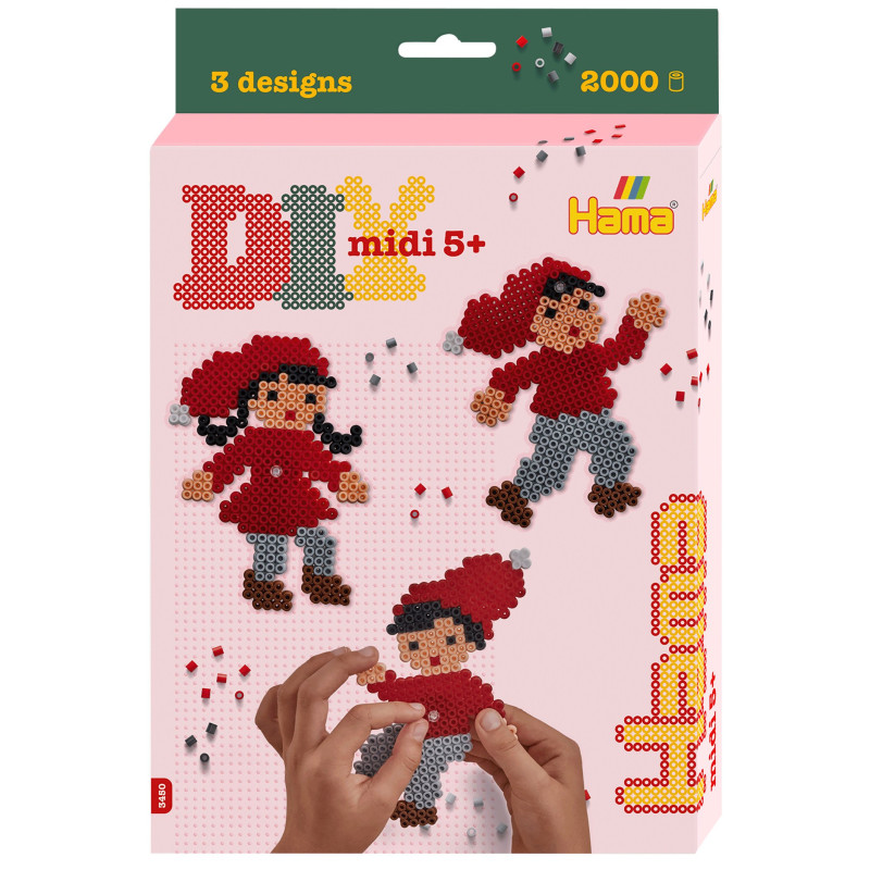 Koraliki Hama 3450 - Świąteczne elfy