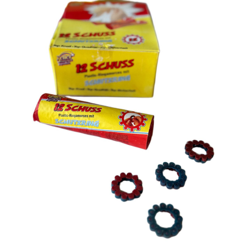 Kapiszony do pistoletu 12-tki - duże opakowanie - 240 strzałów - Głośne!