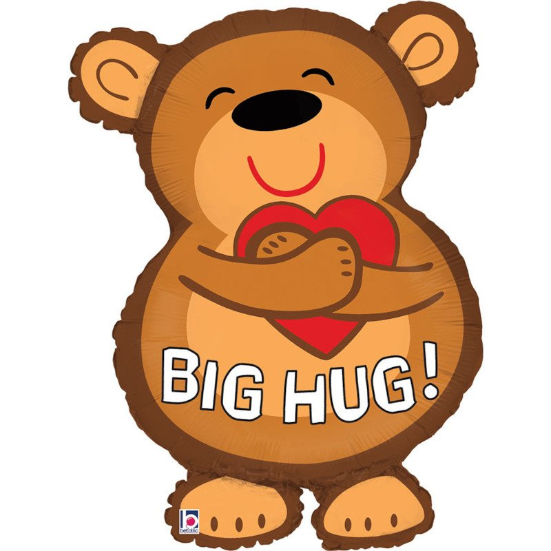Balon foliowy -  Big Hug Bear - Miś - 24 cale