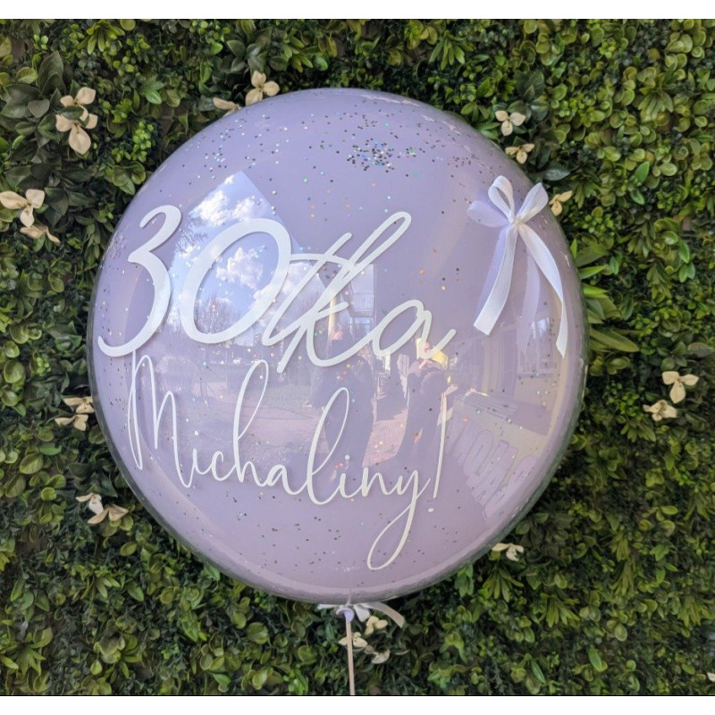 Double bubble, duży balon kula z personalizowanym nadrukiem
