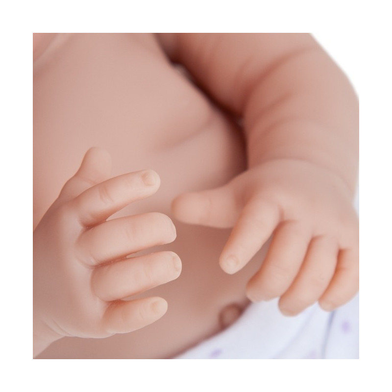 Mała Lalka Bobas - La Newborn - chłopczyk - rączki