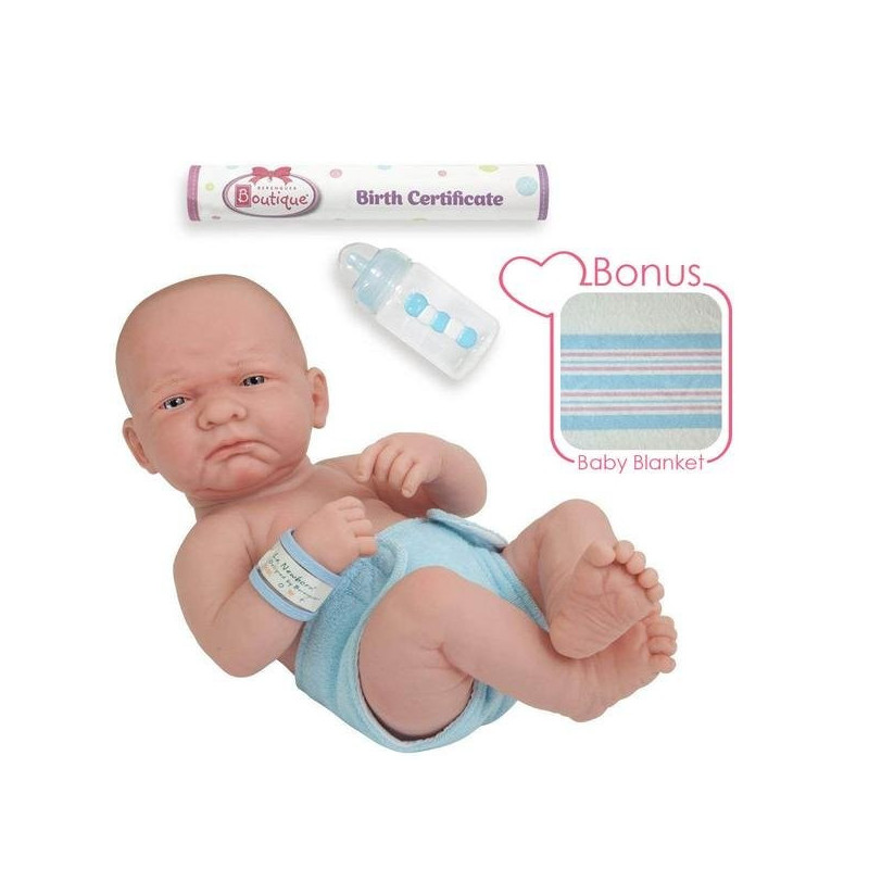 Lalka bobas noworodek + bonus Kocyk oraz Butelka