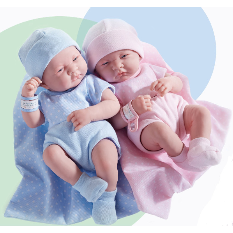 Lalki bobasy Noworodki - chłopiec i dziewczynka - Berenguer