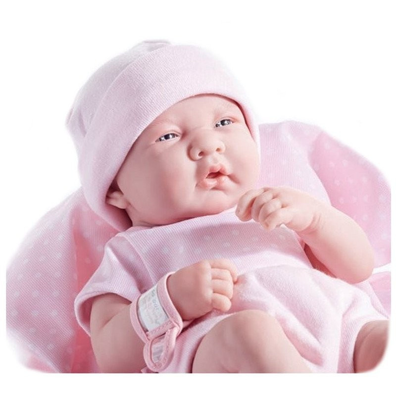 Lalka dziewczynka w różowym ubranku - Berenguer 18541