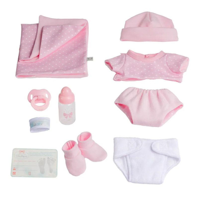 Lalka bobas dziewczynka - noworodek 36 cm
