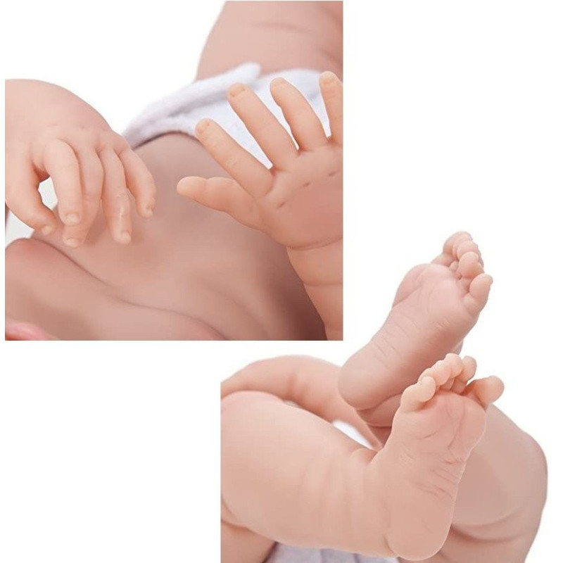 Lalka Hiszpańksa, Berenguer 18056, ziewający chłopczyk - winylowe nóżki i rączki