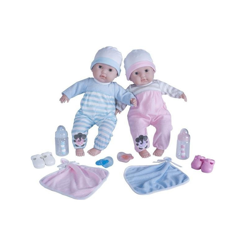 Lalki bliźniaki z akcesoriami - Berenguer 30050 - idealne dla dwulatki
