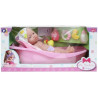 Lalka bobas w wanience z akcesoriami - Berenguer 18370