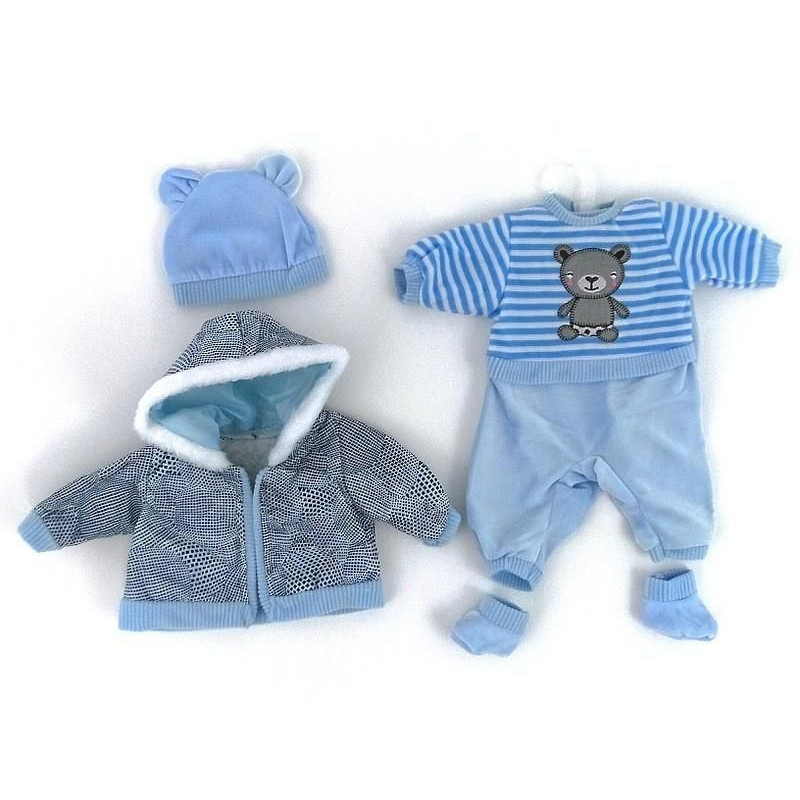 komplet ubranek dla lalki, miś, lalki 45cm