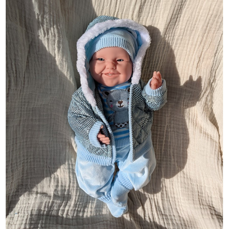 komplet ubranek dla lalki, miś, lalki 45cm