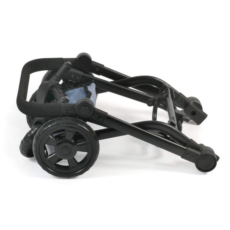 Wózek dla Lalek Kombi MIKA - Kolor Jeans Blue