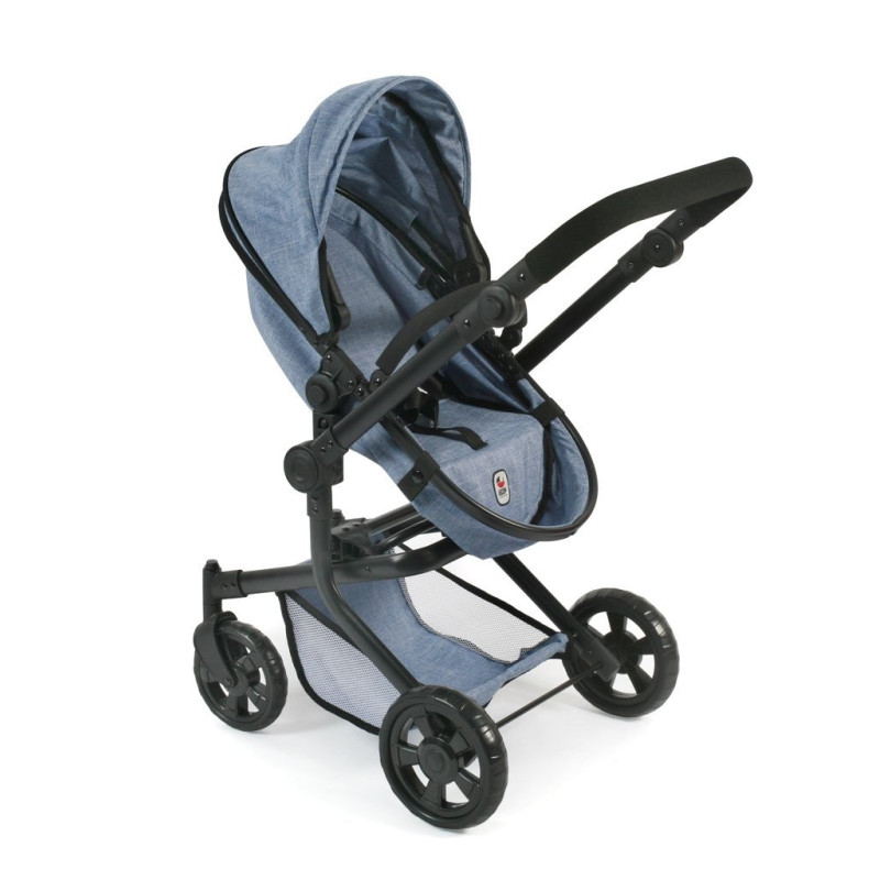 Wózek dla Lalek Kombi MIKA - Kolor Jeans Blue