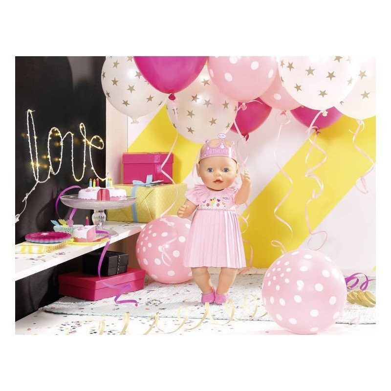 Interaktywna Lalka baby born Urodzinowa 26 akcesoriów