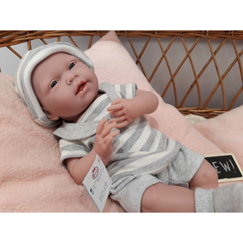 Lalka hiszpańska chłopczyk, La Newborn Berenguer Boutique, komplet popiel
