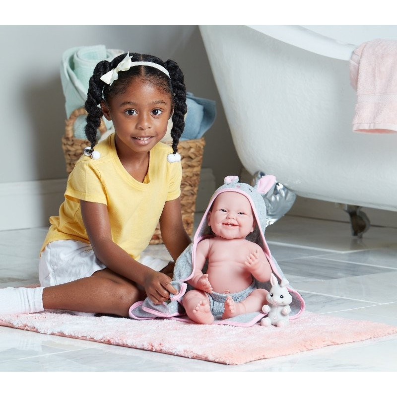 Hiszpańska lalka bobas z dziewczynką - ref. 18007