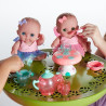 Laleczki Lil Cutesies piją herbatkę - Berenguer 16957