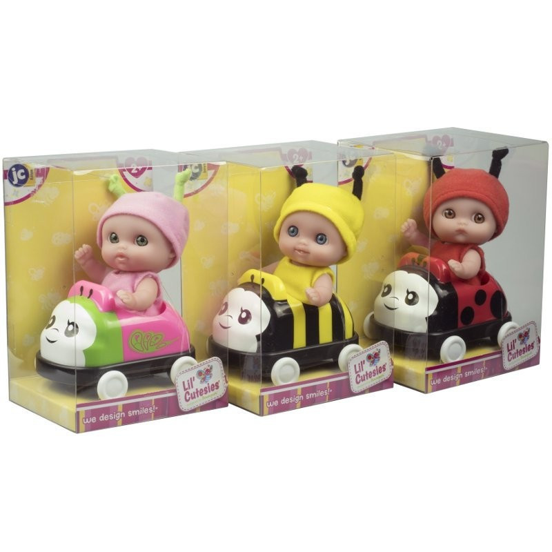 Mała laleczka w różowym autku - Mini Lil' Cutesies