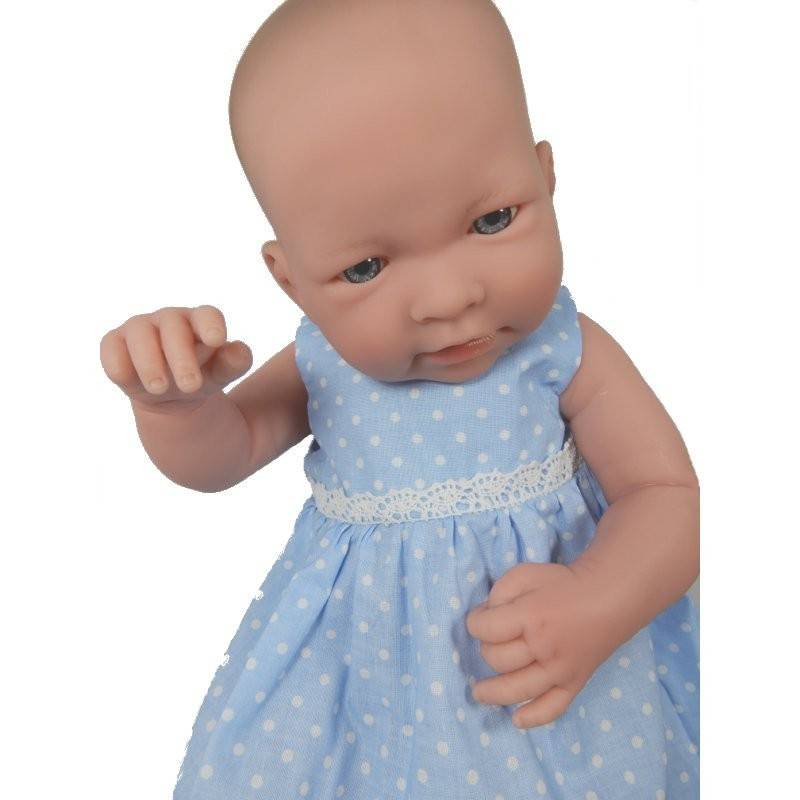 Sukienka dla lalki w groszki, bolerko, rozmiar jak na baby born