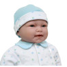 Duża, uśmiechnięta lalka bobas z miękkim brzuszkiem - JC TOYS 15344