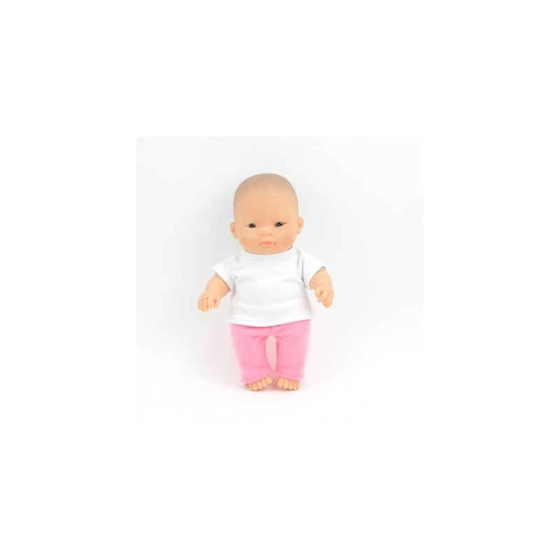 Ubranko dla małej lalki, zestaw w kropeczki