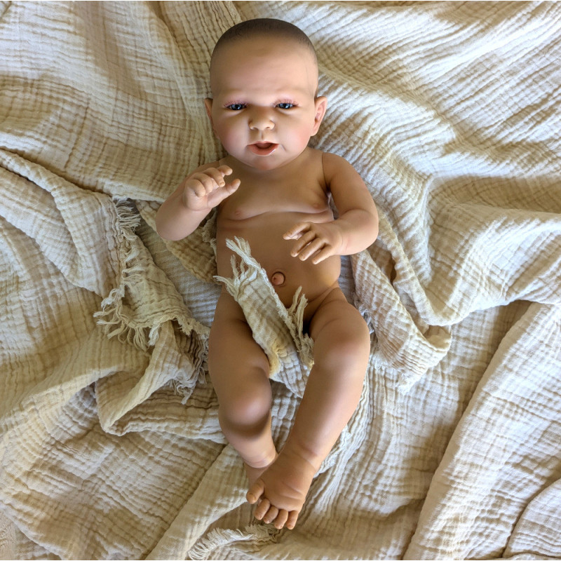 Lalka bobas jak prawdziwa - do szkoły rodzenia - 52 cm - cała winylowa