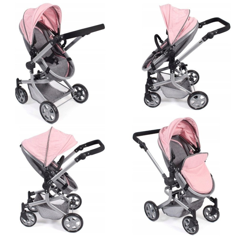 Wózek dla lalek - Kombi Mika - Bayer Chic 595 15 - wielofunkcyjny