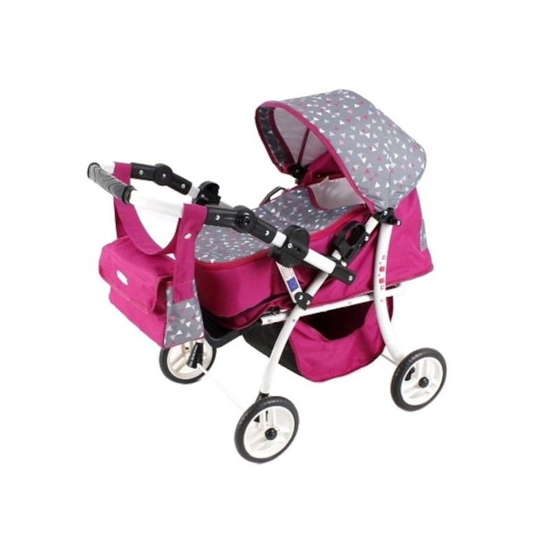 Wózek dla lalek SISI - Głęboki jak i Spacerówka - 2w1