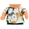 Ubranko dla małej lalki - żyrafa - Safari