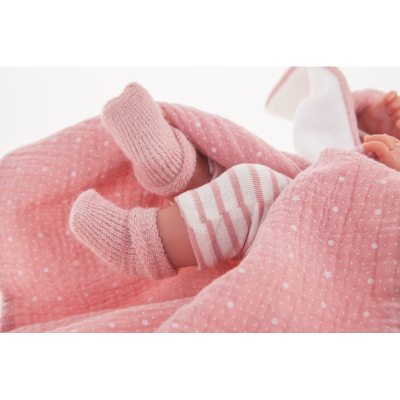 Lalka Antonio Juan - TONETA MANTA - kocyk, spodenki, smoczek w zestawie