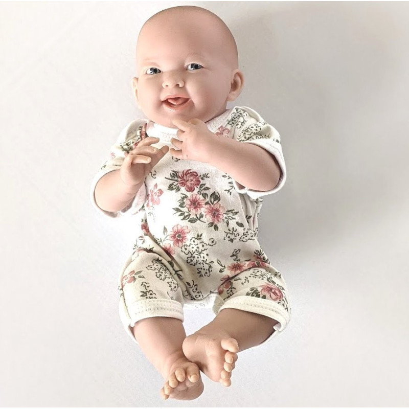 Rampers w różyczki, dla lalek 36 -39cm