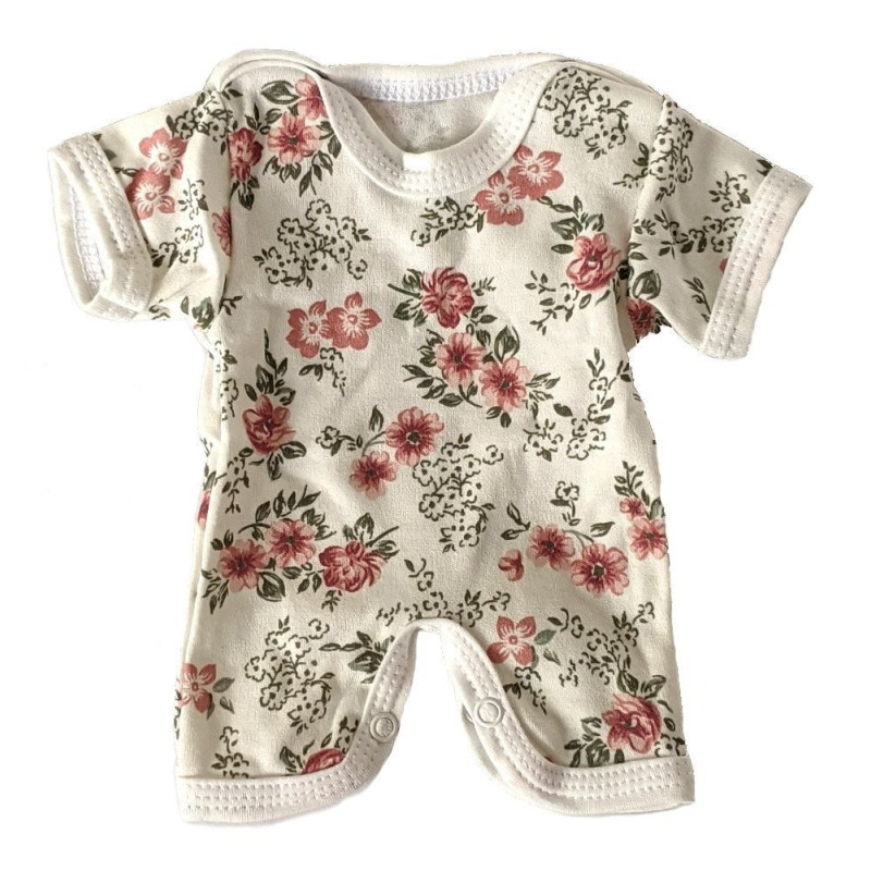 Ubranko dla lalek 36 -39 cm - Rampers w różyczki