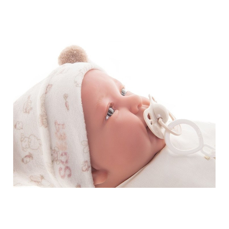 Lalka Antonio Juan Mi Primer Reborn Daniela Oro 81054 - Smoczek