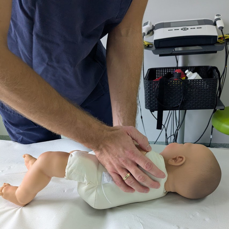 Lalka treningowa noworodek, dla doradców i fizjoterapeutów, Richi, 3 kg