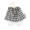 Ubranko w kratkę dla lalki 21-25cm