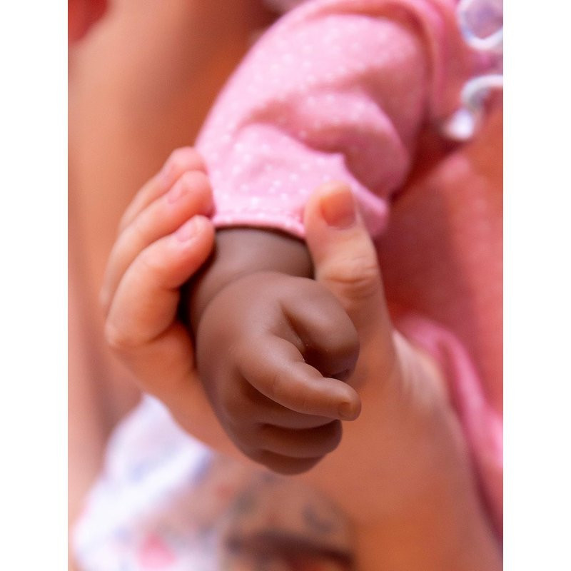 Czarnoskóra lalka bobas, śliczna rączka, realistyczna