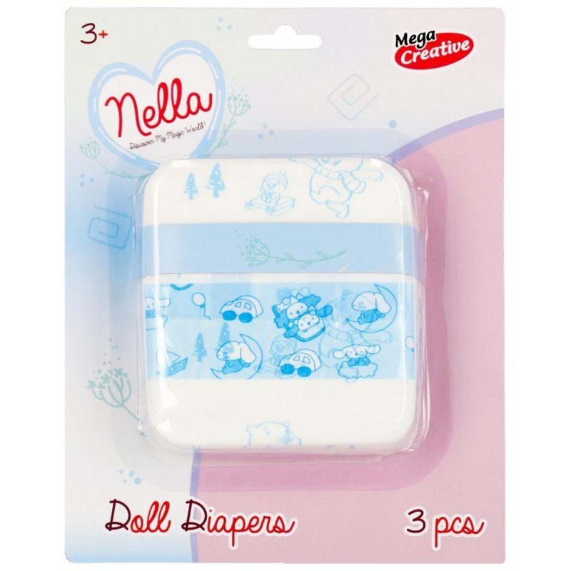 Pieluszki (Pampersy) dla lalek - 3 sztuki