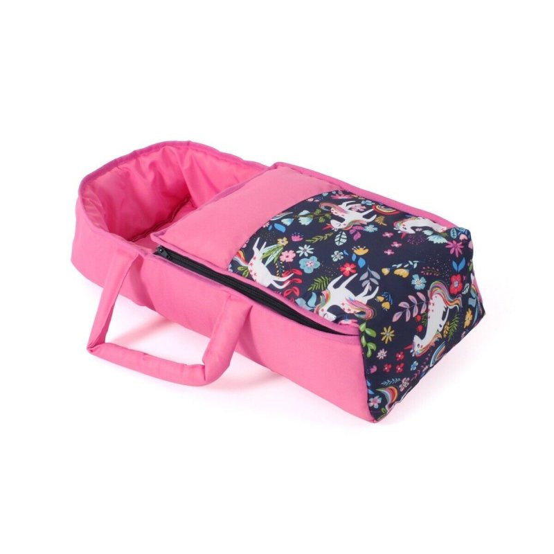 Torba w zestawie do wózka dla lalek - Jednorożce - Bayer Chic 587 43