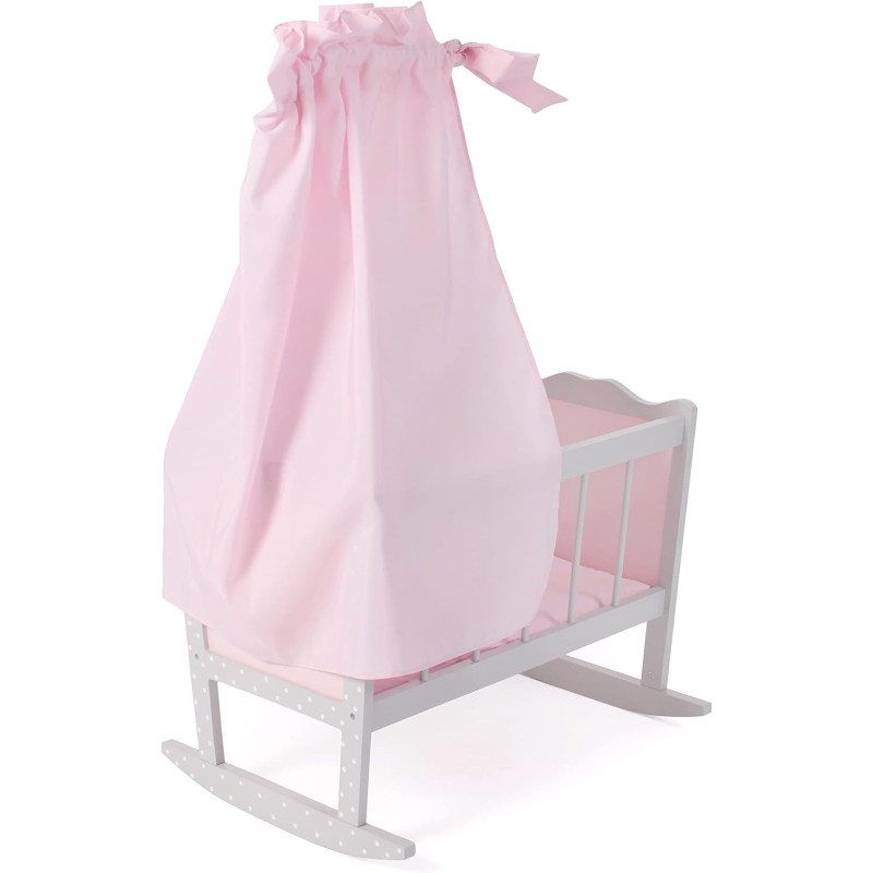 Bayer Chic 50491 - Duża kołyska dla lalek z pościelą