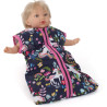 Śpiworek dla lalek do 55 cm, jednorożec, granatowo-różowy - Bayer Chic 792 43