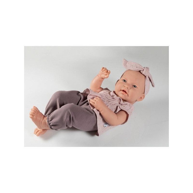 Różowy komplecik dla lalki 43 do 46cm