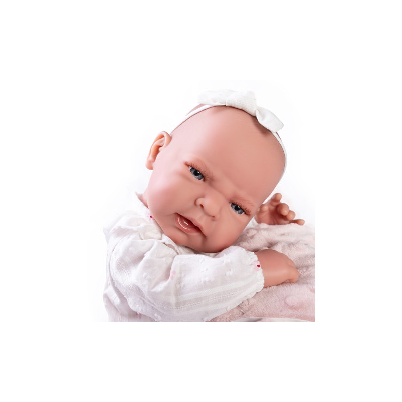 Antonio Juan 50157, śliczna lalka bobas o imieniu Lea - cała winylowa