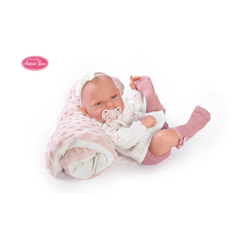 Antonio Juan 50157, hiszpańska lalka bobas, w całości wykonana z miękkiego winylu