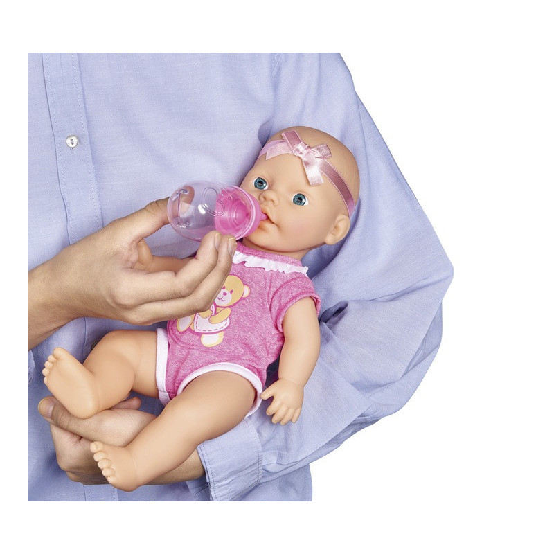 Lalka new born baby, pije i siusia, nocnik w zestawie, 30 cm