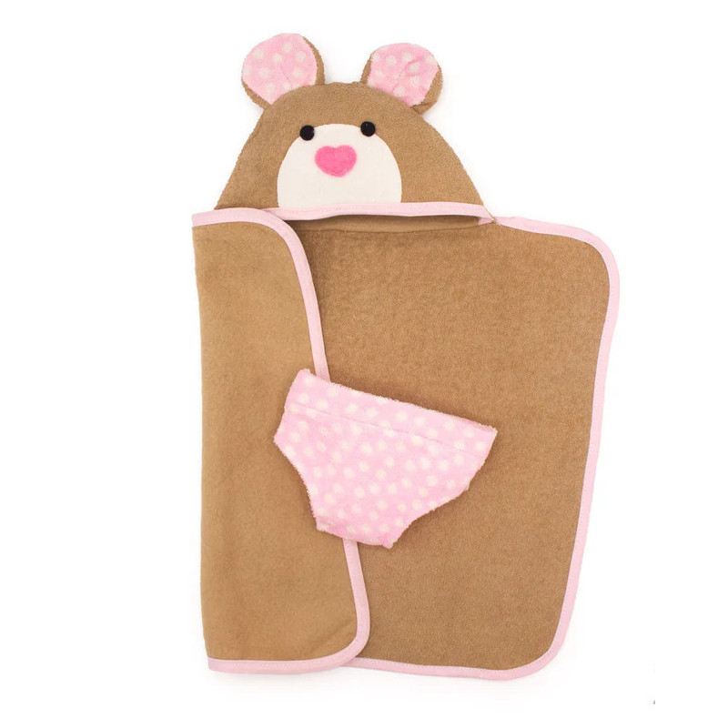 Ręczniczek i majtusie dla lalki bobas, Berenguer, JC Toys