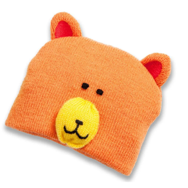 Czapka dla lalki w rozmiarze 28-35cm, motyw zwierzęcy, Heless 1512