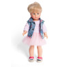 Heless 1550 - Koronkowa sukienka i jeansowa kamizelka, dla lalki 28-35 cm