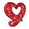 Fantazyjne Serce 24" (około 61 cm) - Balon Foliowy